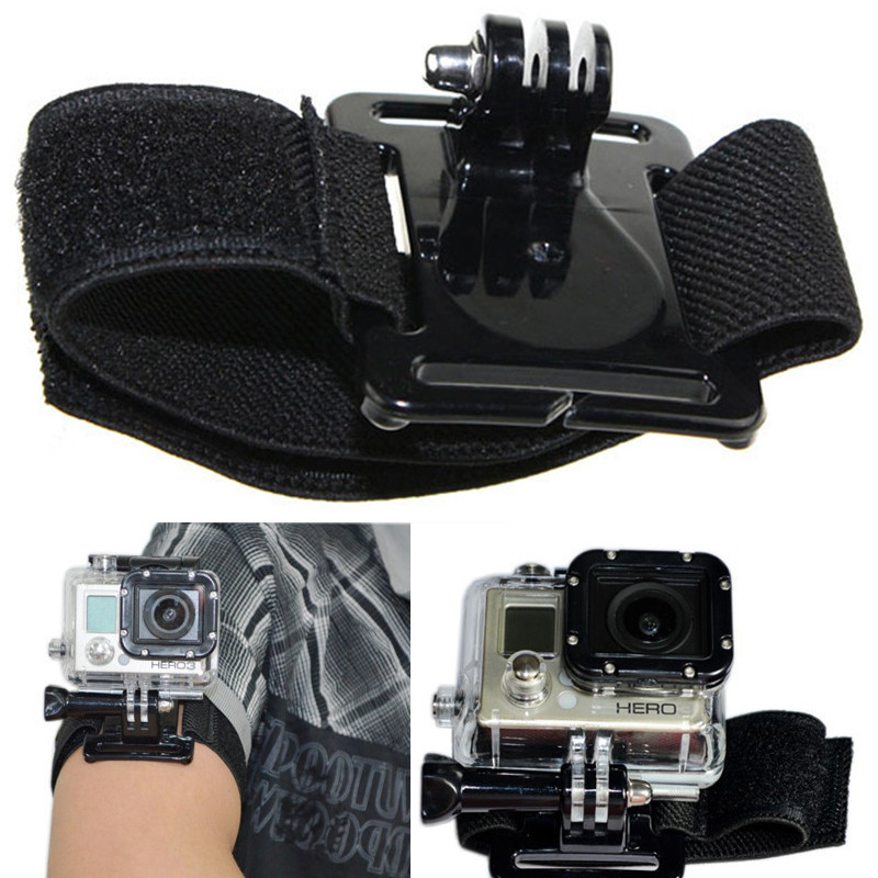 Sangle de poignet réglable bras ceinture support pour GoPro Hero 7/6/5/4/3/3 +/2/1 Xiaomi Yi SJCAM SJ4000 SJ5000 SJ7000 caméra d'action