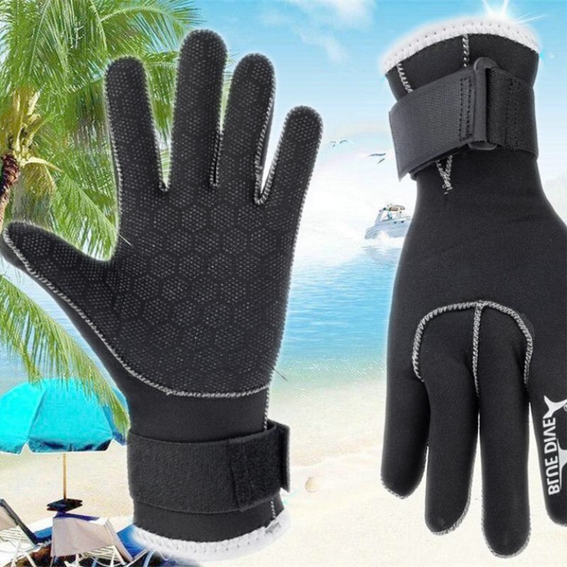 Mannen Neopreen Onderwater Sport Handschoenen Non-slipDiving Handschoenen Voor Winter Warm Zwemmen Snorkelen Apparatuur Wetsuit Zwemmen Handschoenen