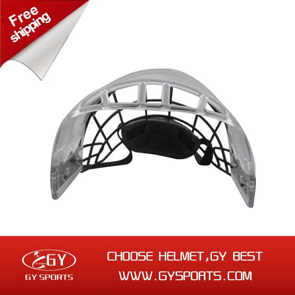 Thicken Polycarbonate with Steel Combo for ice hockey helmet face sheild Strong Impact Resistance