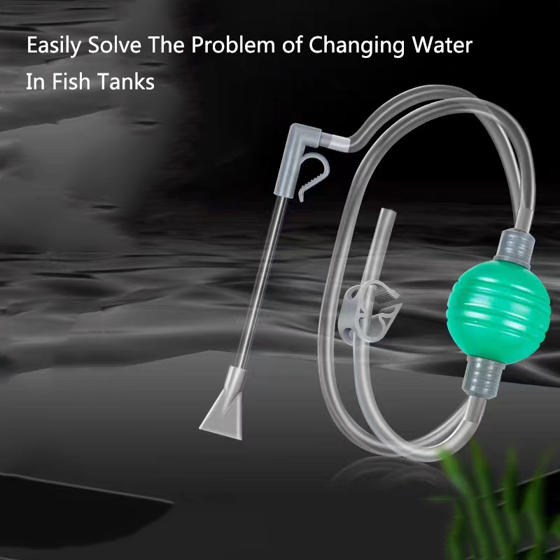 Changeur d'eau pour Aquarium, pompe à Air, outils de nettoyage, nettoyeur de gravier d'aquarium, pompe à Siphon sous vide avec buse de filtre