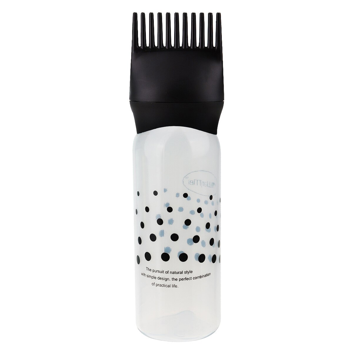 3 farver shampoo flaske plast olie kam applikator flasker stor kapacitet dispensering salon hårfarvning styling tilbehør: Default Title