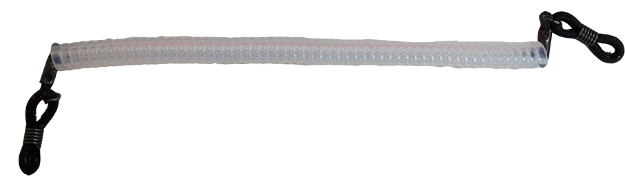 12pcs/Lot Elastic Kids Eyeglass Nylon Spiral Coil Sport Cords/Junior Retainer/Children Spectacle/Sunglass adult String Band: WHITE