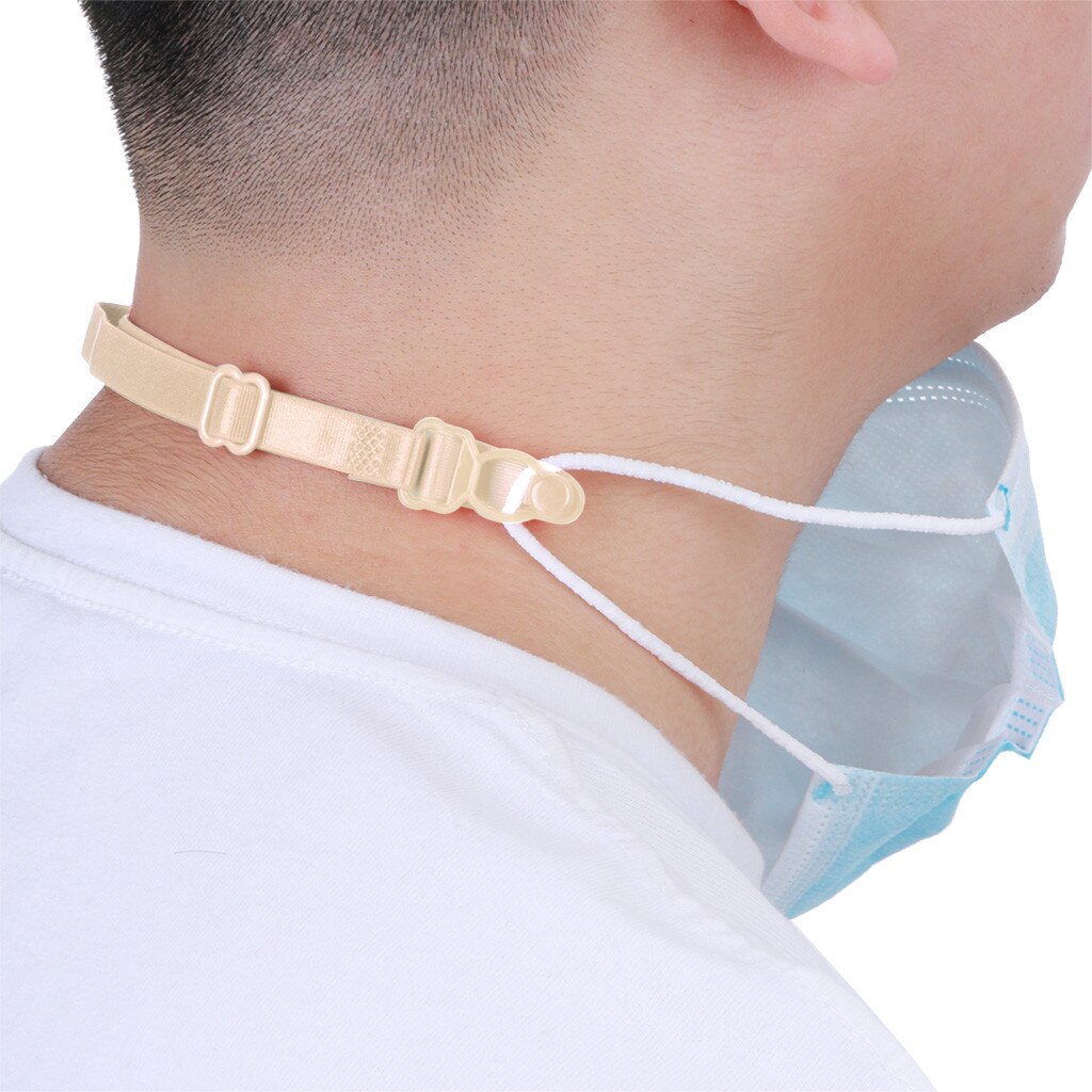 5pcs Adjustable Anti-slip Mask Extension Belt Bandage Mask holder Strap Buckle Face Mask Holder Accessory Sujeta Mascarillas