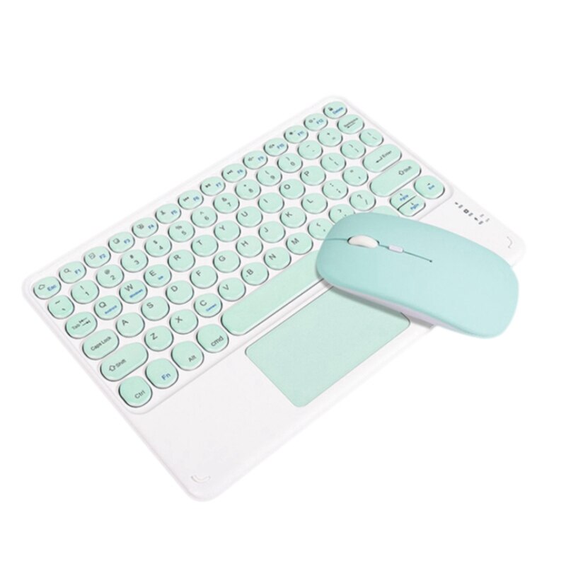 Keyboard and Mouse Set, Smart Wireless Bluetooth Mouse and Keyboard for Ios and Android Phones and Tablets