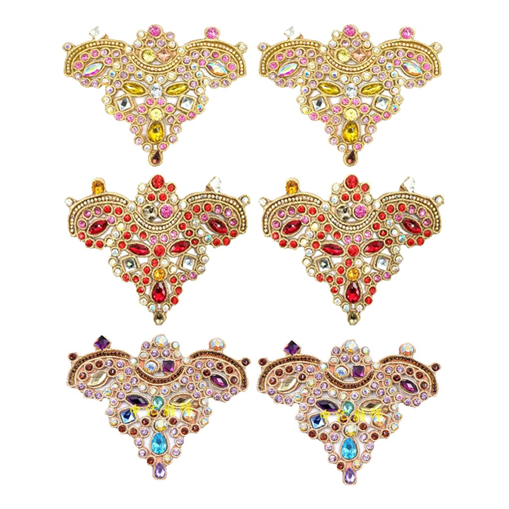 Schoenclips met strass steentjes, gesp met kristalbedels, verwijderbare schoendecoratie - verpakking van  of 2