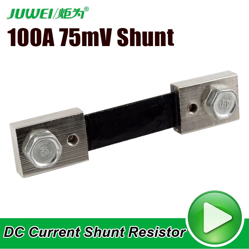 Dc 100A/75mV Volt Ammeter Shunt Weerstand Huidige Divider Amp Meter Voor Digitale Ampere Analoge Meter