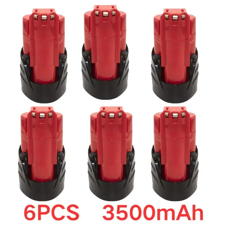 10- pack 3000 mah för milwaukee  m12 laddningsbara batterier för 12v sladdlösa verktyg 48-11-2402 48-11-2411 48-11-2401 mil -12a- li