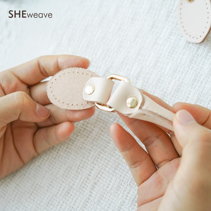 2 Stks/set Lederen Handvat Vrouwen Schoudertas Riem Diy Vervanging Accessoires Handtas Handvat Strap Band Tas Riem
