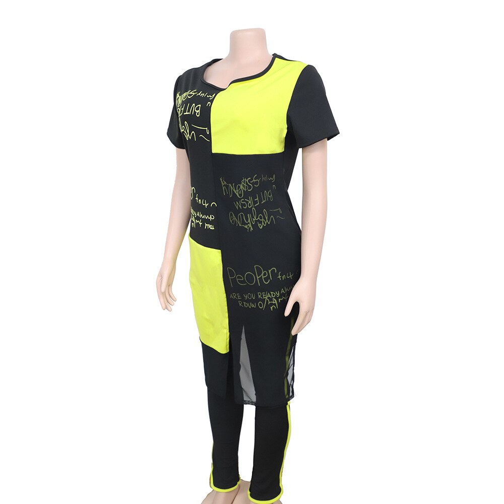 2 todelt sæt kvinder outfits afrikansk tøj dashiki afrika jakkesæt top bukser super elastiske fest plus størrelse jakkesæt til dame