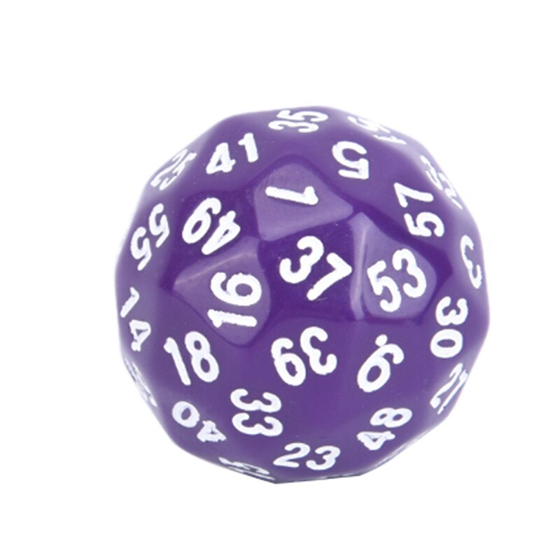 50pcs 10pcs 1pcs Acrylic Carved Pattern Dice 6-sides Accessories Colorful Dice Digital Game Dice: purple 1pc