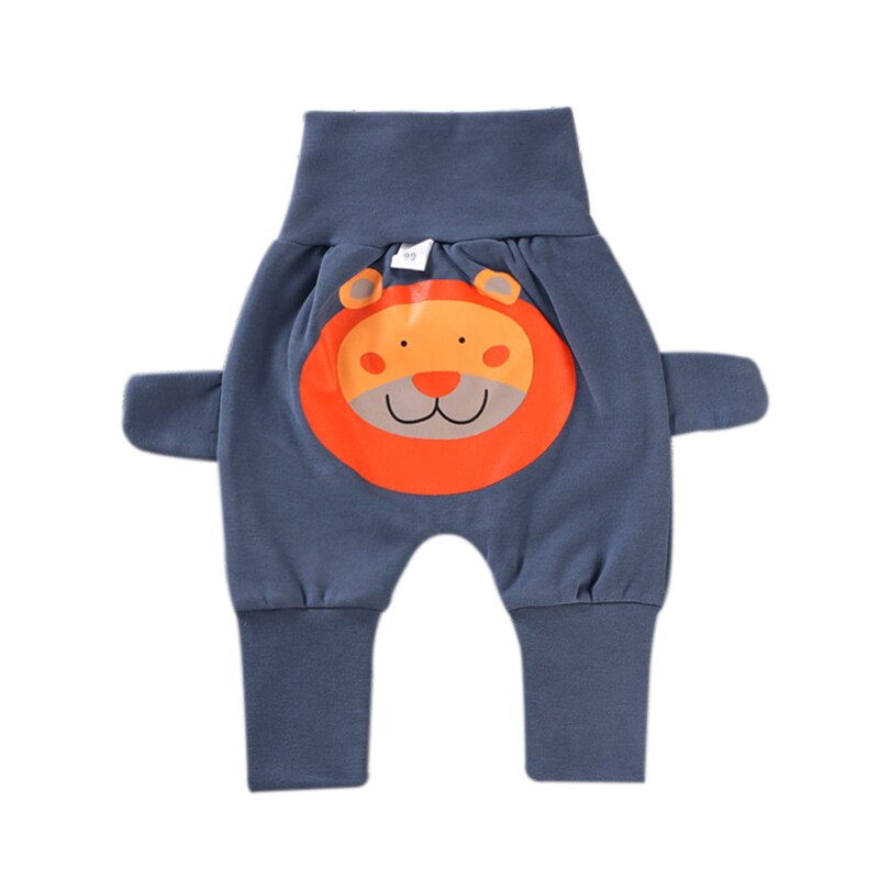 Herbst Baby PP Hosen Jungen Mädchen Hosen freundlicher Hosen Karikatur Tier drucken Nette Böden 2-32M: L / 3M