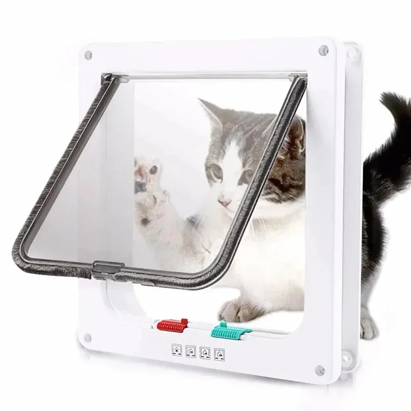 Petite ouverture de porte, porte pour chat, porte pour chien, porte de passage bidirectionnelle, panneau acrylique en verre, maison pour chat
