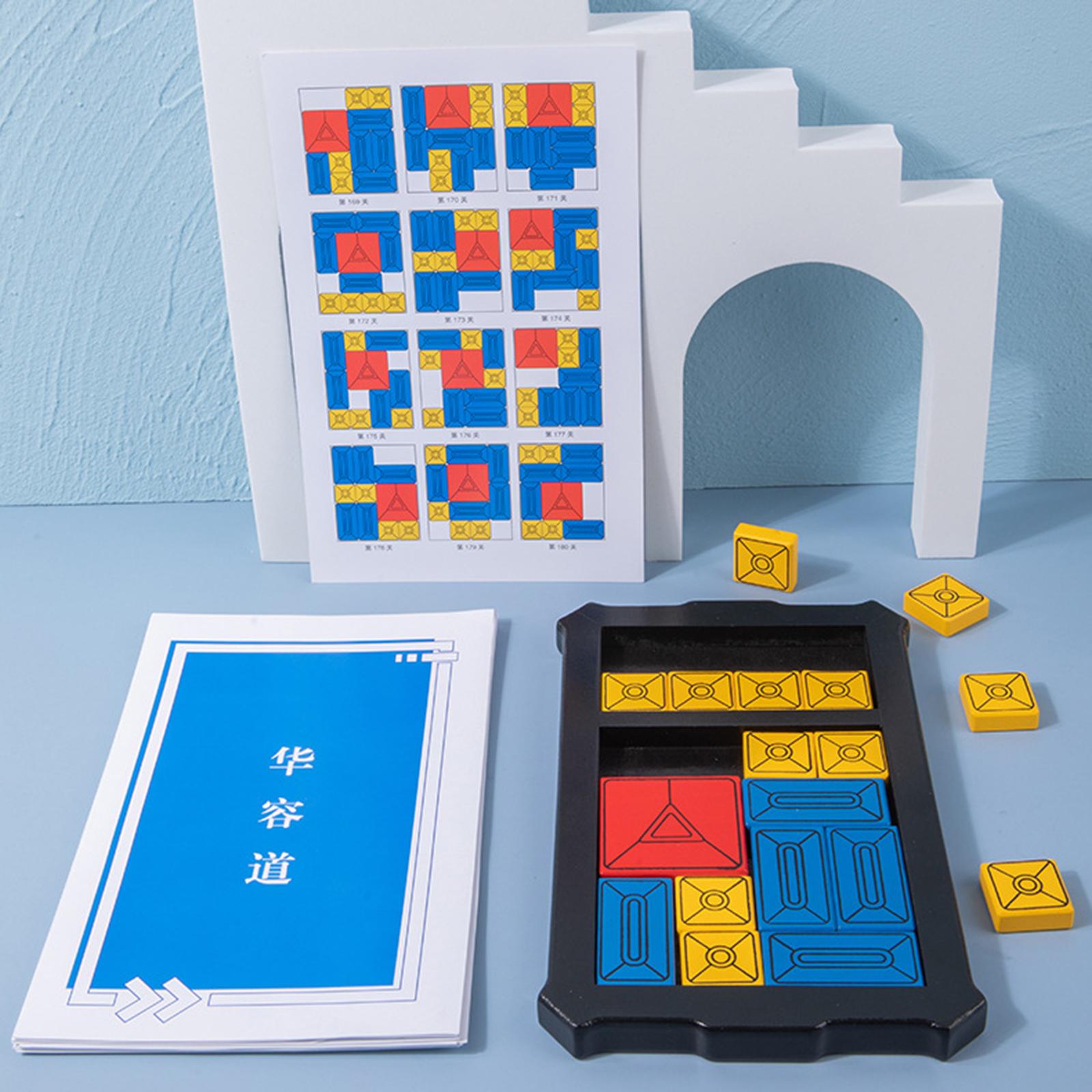 Huarong Road Schuifpuzzel Spel Brain Teaser Interactieve Zintuiglijke Magnetische Voor Auto