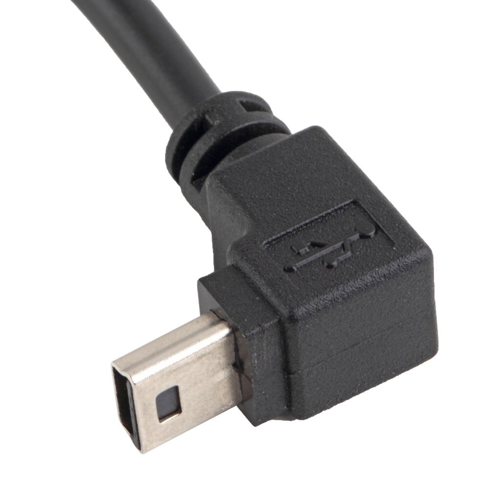 USB A Female to Mini 5P USB B Male Conversion Adapter OTG Cable Upwards