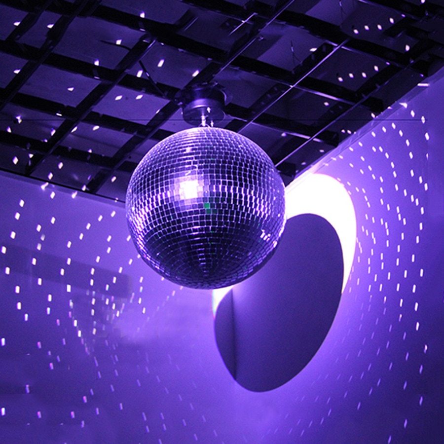 Thrisdar dia 25cm 30cm glas spejl disco ball hjem fest ktv bar shop jul reflekterende disco ball lys