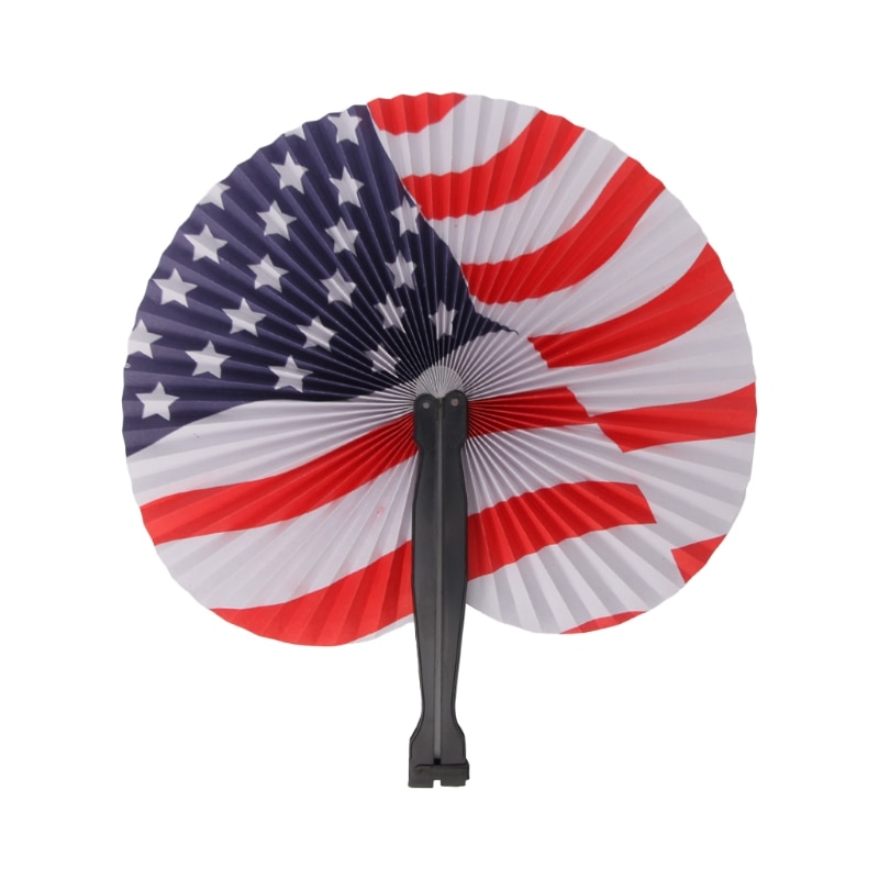 Hand Held Foldable Paper Fan For Children Themed Party Decoration Portable Fan