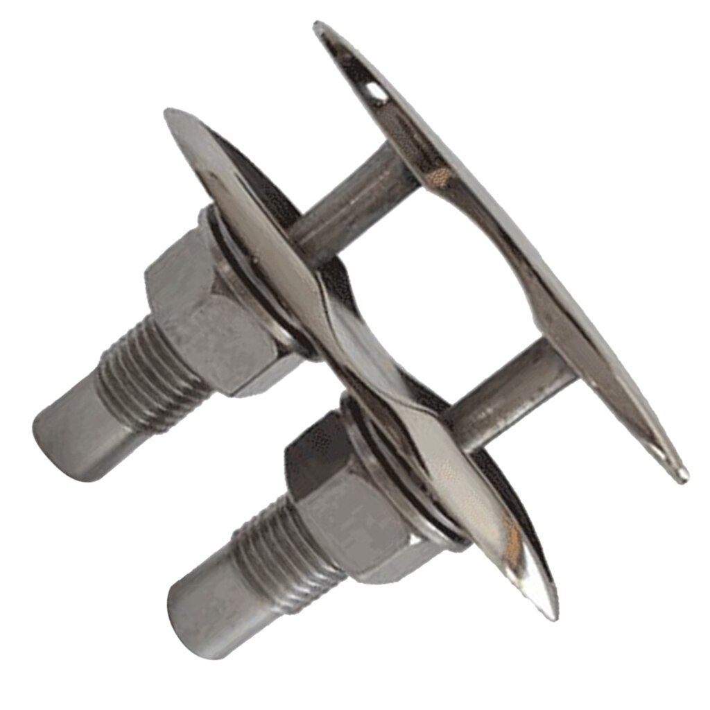 Stainless Steel Marine Flip Up Folding Pull Up Cleat (5inch), Boat Parts Marine Hardware