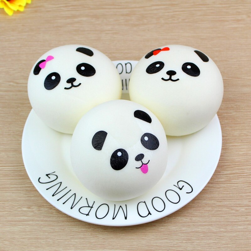 Squeeze Speelgoed Zachte Gestoomde Gevuld Broodje Panda Decompressie Bal Trage Rebound Speelgoed Squishy Ijs Kat Ijs Kinderen speelgoed