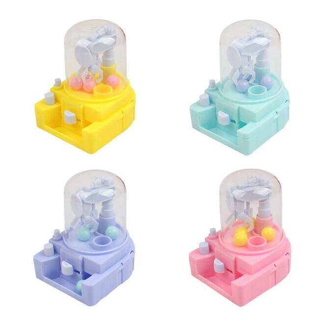 Mini Doll Machine Grabbing Ball toy Coin Candy Machine Play House Catch Ball Machine Capsule Machine Educational christmas Toys