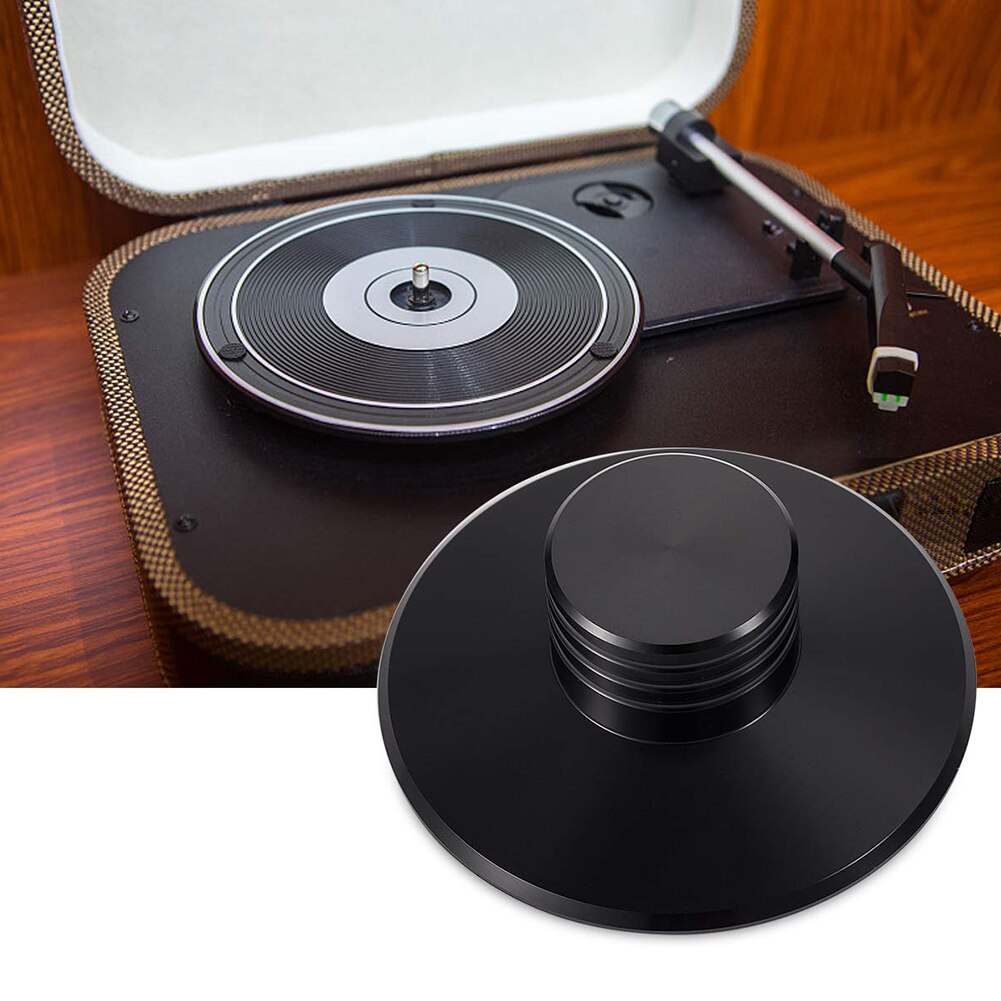 Player Balanced Aluminum Weight Clamp Ergonomic Solid LP Vinyl Turntable Disc Stabilizer HIFI Reduce Vibrate