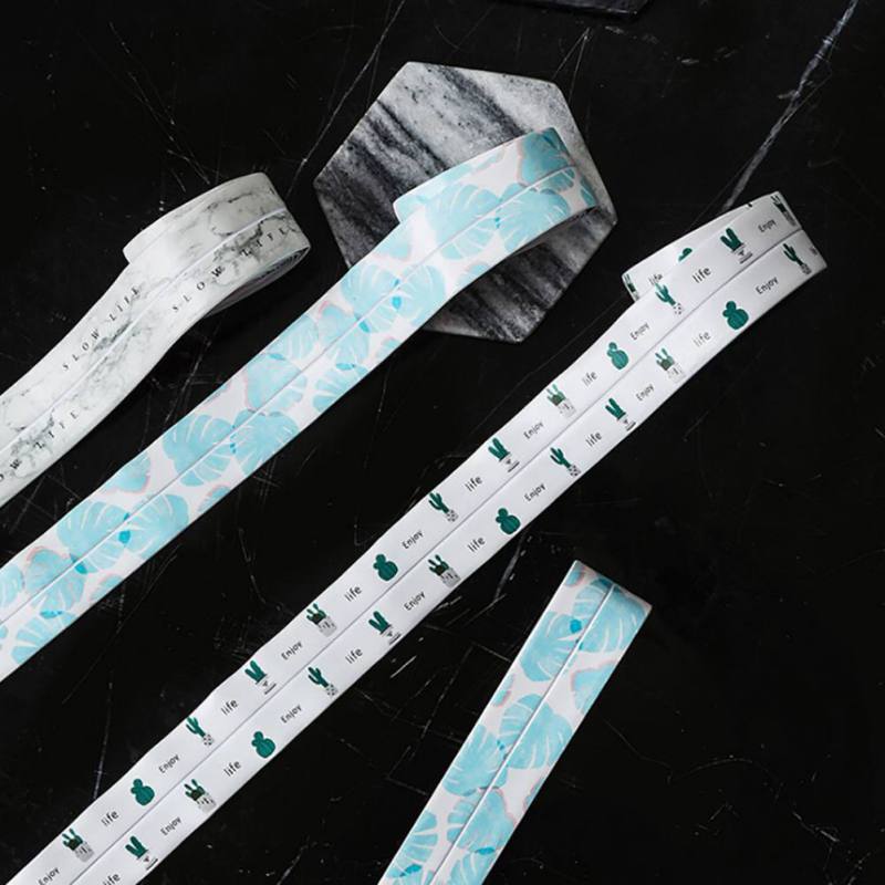 Decorative Caulk Strip Self-Adhesive Mildewproof Waterproof for Bathtub Toilet Floor Kitchen Stove Sink Sealing 1 .