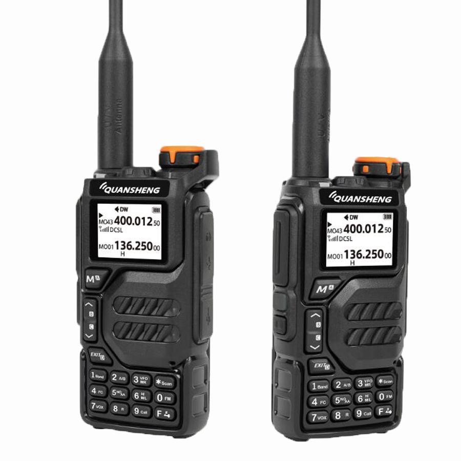 Portable Radio QUANSHENG UV-K5 UHF VHF 5W Wireless Frequency Copy NOAA Scrambler DTMF UV-K58 UV-K6 Two Way Radio