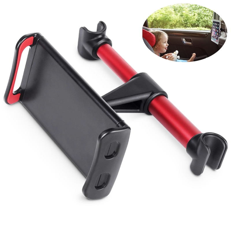 Bil tablet holder stander til ipad 2/3/4 air pro 4-11 ' telefon universal stander beslag bagsæde bil montering mount 360 rotation