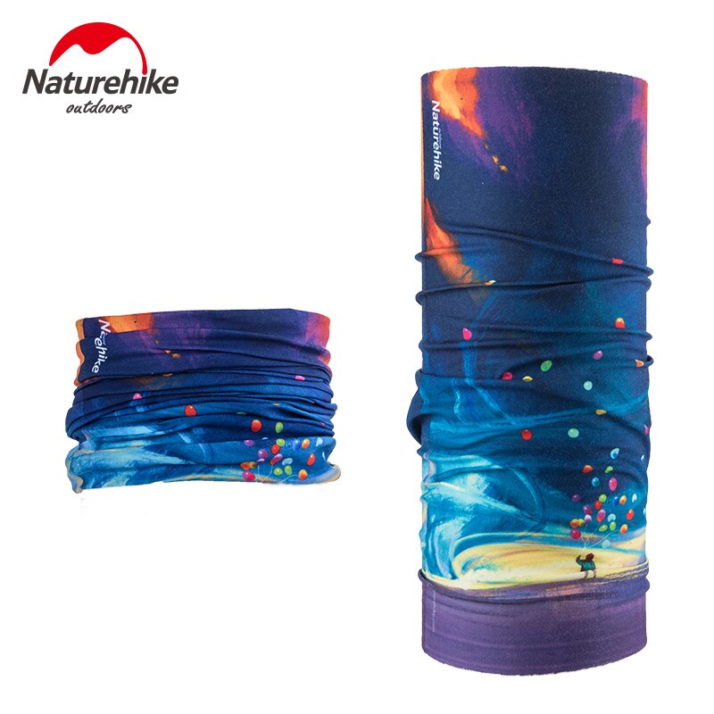 Naturehike wandelsjaal hoofdband outdoor kamperen wandelen fietsen fiets hoofddoek magisch ademend hoofddeksel  nh17 t 020- j: Sterrenrivier