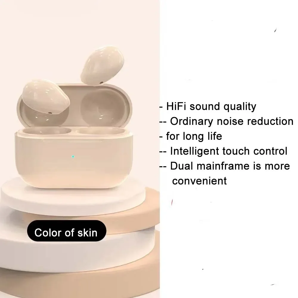 Mini Auriculares Bluetooth Unsichtbare Kopfhörer Schlafen Headset Drahtlose Schlaf Ohrhörer Lärm die Ermäßigung Mit Mic Ladung Kasten