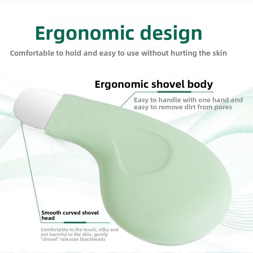 Herramientas para eliminar espinillas, eliminador de espinillas de nariz de silicona, espátula para limpieza profunda de la piel, raspador facial suave y seguro para hombres y mujeres, 1 ud.