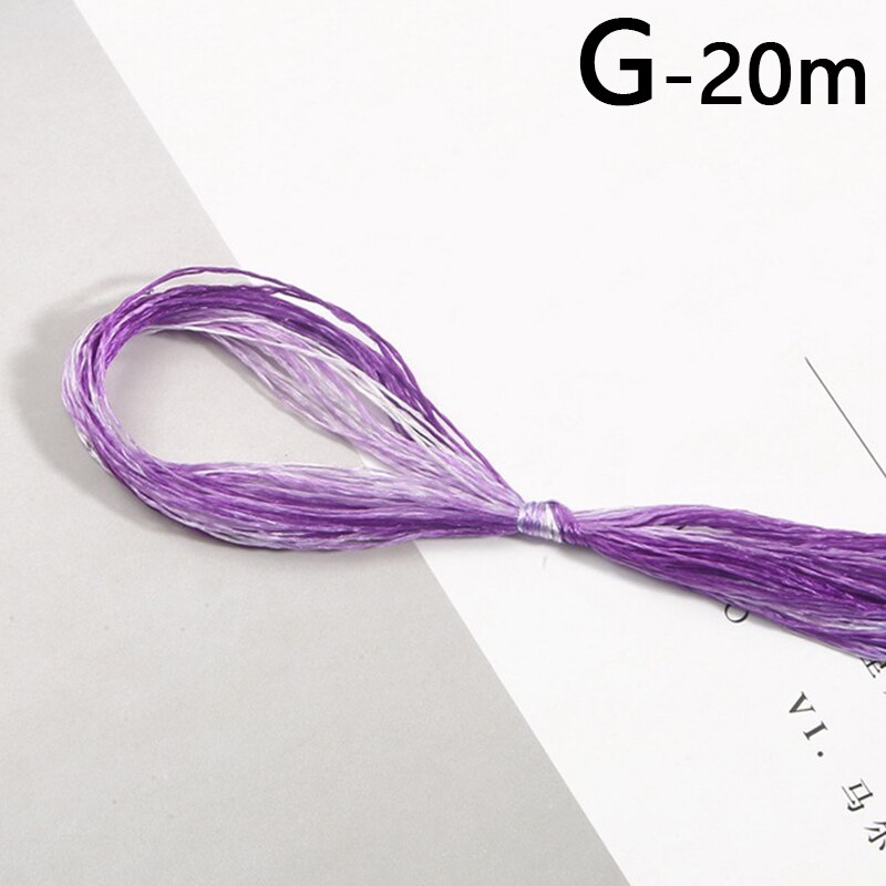 20M Polyester Embroidery Thread Gradient Cross Stitch Floss Threads Cotton Sewing Skeins Skein Kit DIY Sewing Tool Crafts: G