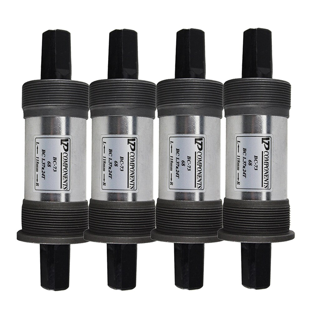 Bicycle BSA Bottom Bracket 111 113.5mm 122.5mm Quare Hole Crank Axis bicycle parts BB for Square Tapered Spindle Crankset