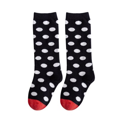 Nette unisex freundlicher Punkte Streifen Socken Für Jungen Mädchen Kleinkind freundlicher Harajuku Lustige Bunte Knie Socken Glücklich Farbe sokken 1-8T: 003 / 1-3 Jahre alt