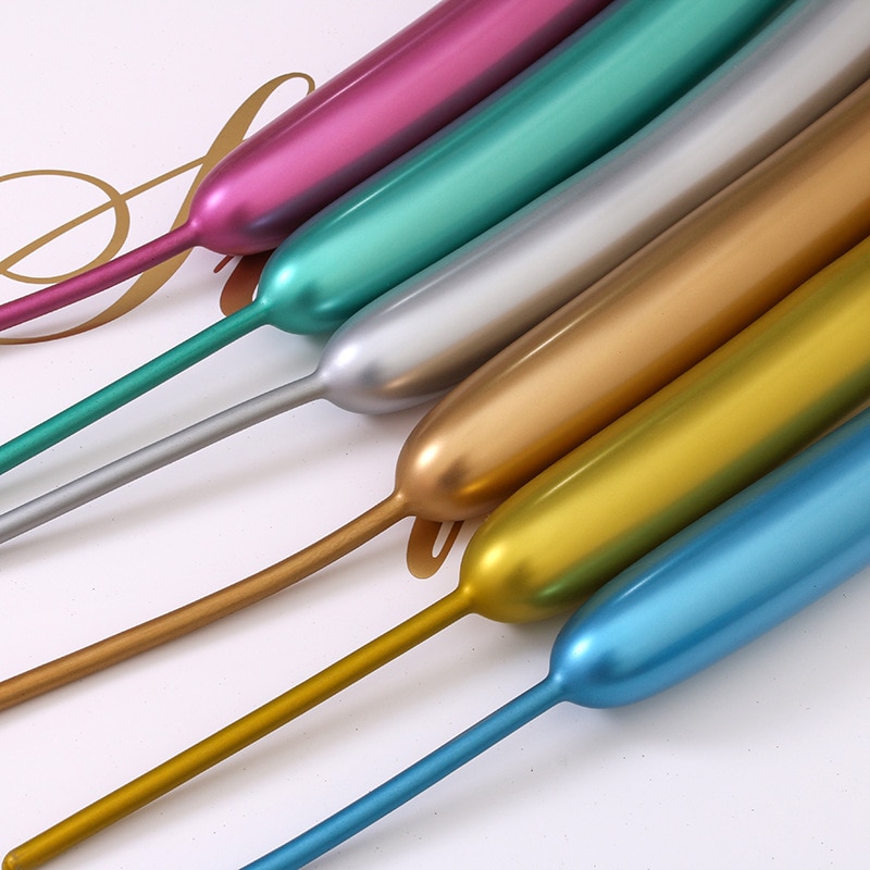 Ballons de couleur en métal 100 pièces | Bande de couleur, Ballon diy avec lettres de dessin animé, décoration de maison, fête d'anniversaire pour enfants, mariage, noël