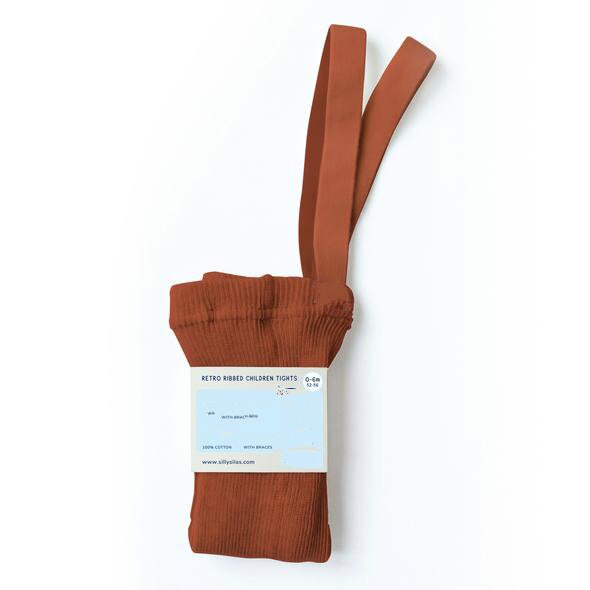 Auf Lagerbier Baby retro Rippen Strumpfhosen mit Hosenträger Baumwolle Verdicken Strumpfhosen & Strümpfe für Jungen und Mädchen: sillys1 / 1-2y