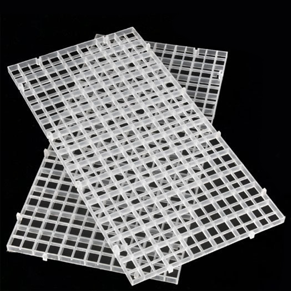 Panneau de séparation pour Aquarium, 2 pièces, Durable, maison, jardin, grille de fond de poisson, panneau isolant: Transparent