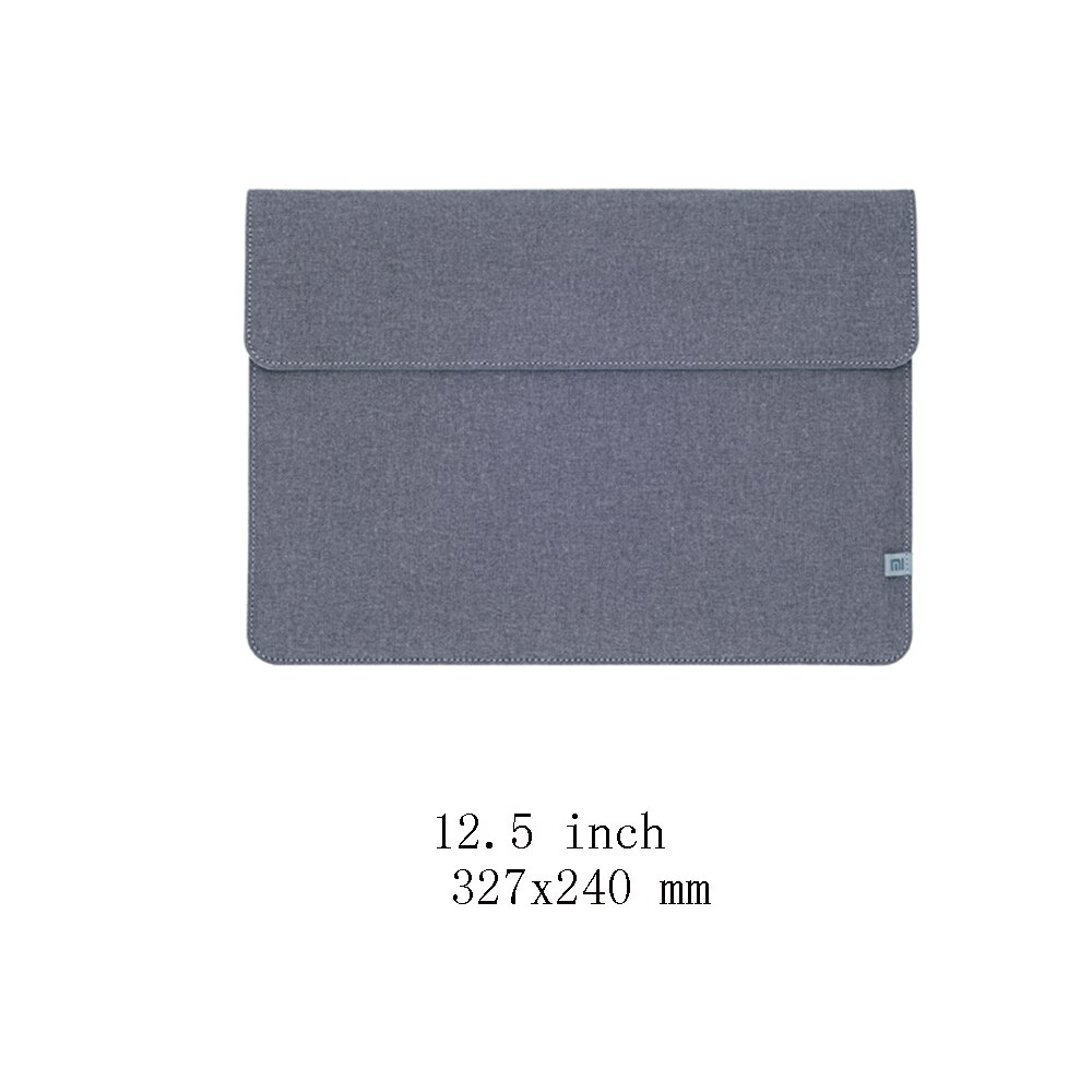 Xiaomi OriginalAir 13 Laptop Sleeve bags case 13.3 inch notebook for Macbook Air 12 11 inch Xiaomi Mi Notebook Air 13.3 12.5: gray 12.5 inch