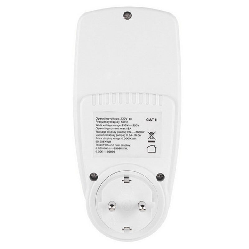 AC Digital LCD Power Meter Power Meter Power Kwh Electric Energy Meter Measuring Socket Power Analyzer