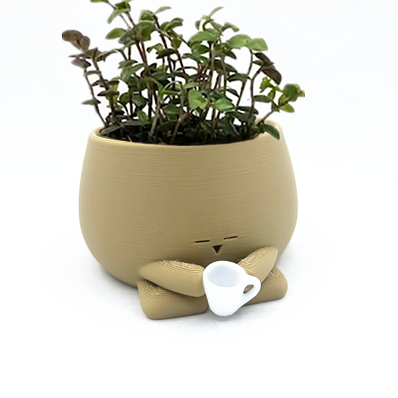 Maceta acogedora para sujetar bebidas, maceta de jardinería, soporte para plantas pequeñas, soporte para plantas de aire, macetas para plantas de interior
