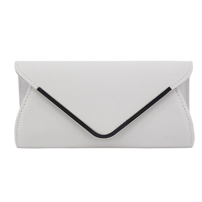 Frauen Hochzeit Damen Party Prom Abend Kupplung Hand Tasche Schulter Tasche Geldbörse Handtasche Neue: Weiß
