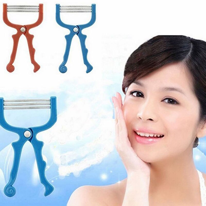 Safe Handheld Face Facial Hair Removal Threading Beauty Epilator Epi Roller Tool
