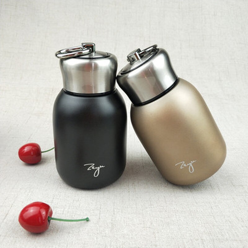 Mini Portable Travel Thermos Vacuum Hydro Flask Water Bottle Stainless Steel Thermal Cup Tea Coffee Mug Portable Couple Mug