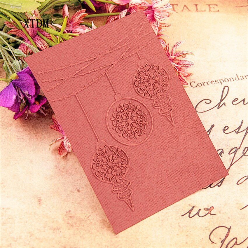 Easter plastic Lantern template craft card making paper card album wedding decoration Embossing folders