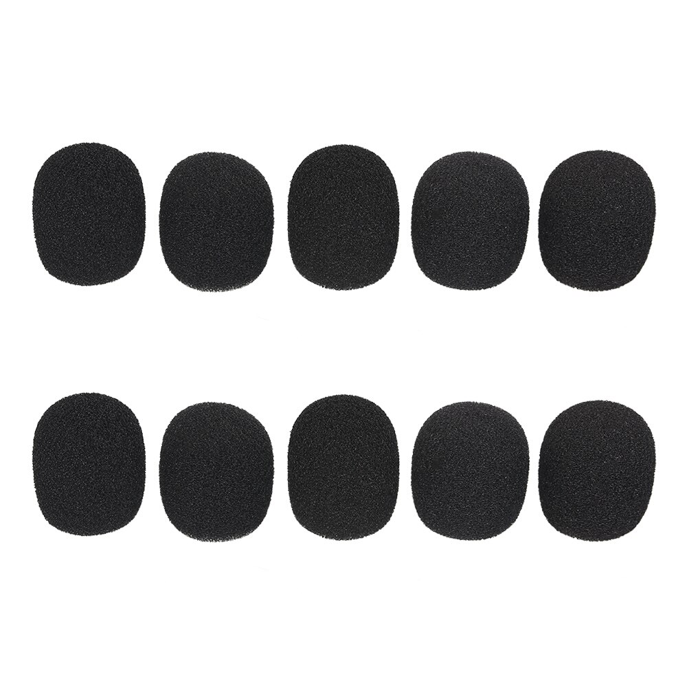 10pcs/20pcs Mini Microphone Cover Headset Replacement Foam Microphone Cover Telephone Headset Mic Cover Reduce Noise Mic Cover: 10pcs