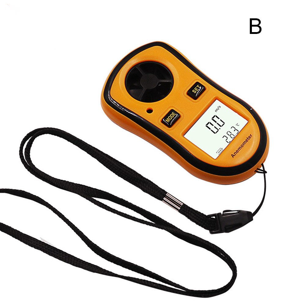 Anemometer Thermometer Portable Anemometer Wind Speed Meter 0-30m/s Digital LCD Handheld TSH Shop: b
