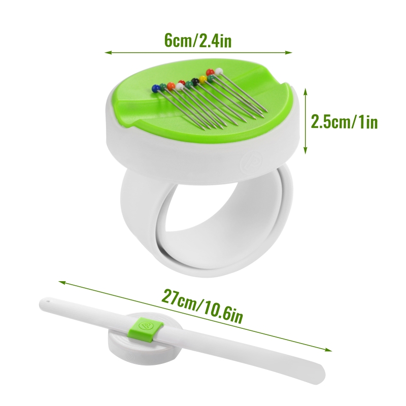 Magnetic Sewing Needle Wrist Hand Magnet Needles Storage Box Holder