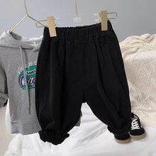 Pantaloni per bambini Harlan in puro cotone allentato casual per bambini coreani ragazzi primavera autunno ravanello pantaloni moda pantaloni P4 485