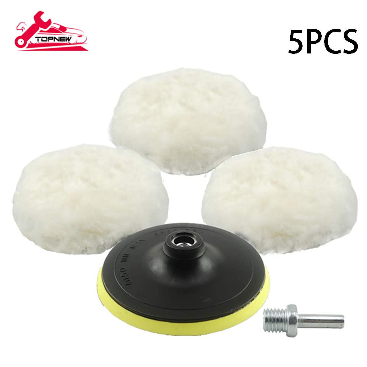 5 kpl kiillotus vahaus kiillotus villatyynyt sarja auton kiillotukseen moottoripyörän pesukoneen jääkaapin huonekalut jne