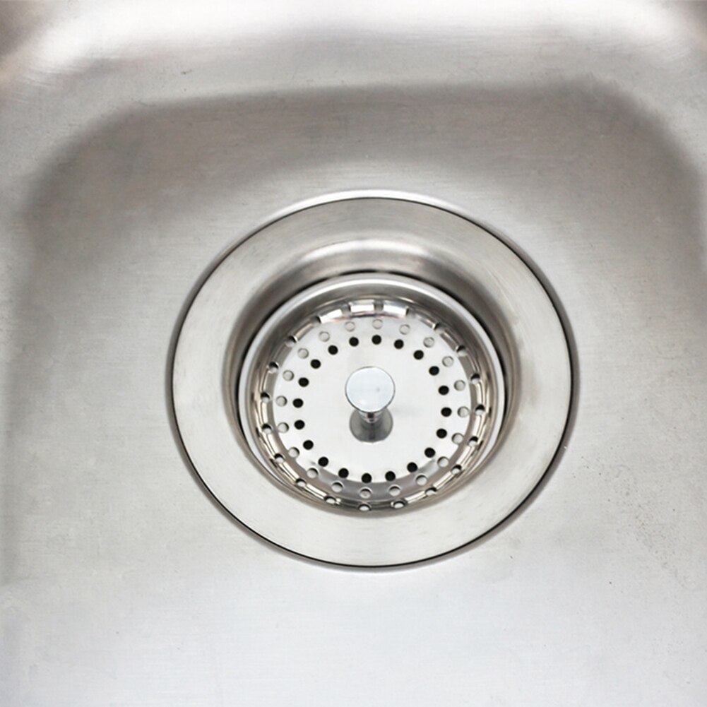 Sink Filter Strainer Filter Screen Anti Clogging Stainless Steel Flume