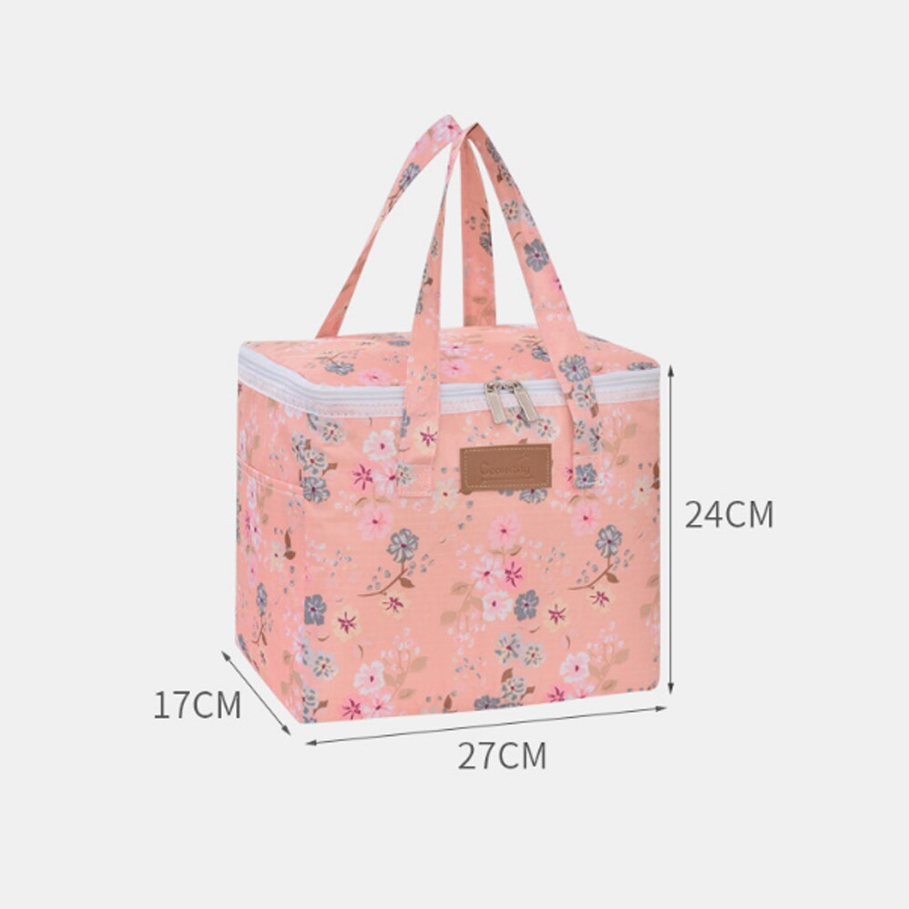 Portable Lunch Bag Thermal Insulated Lunch Box Tote Cooler Handbag lunch bags for women Convenient Box Tote Food Bags